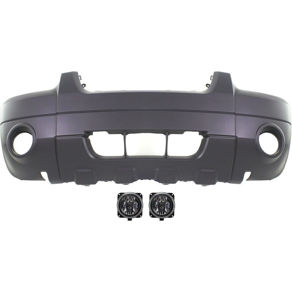 2005-2006 Ford Escape Bumper Cover - Front, CAPA Certified (2M5Z15200AB)