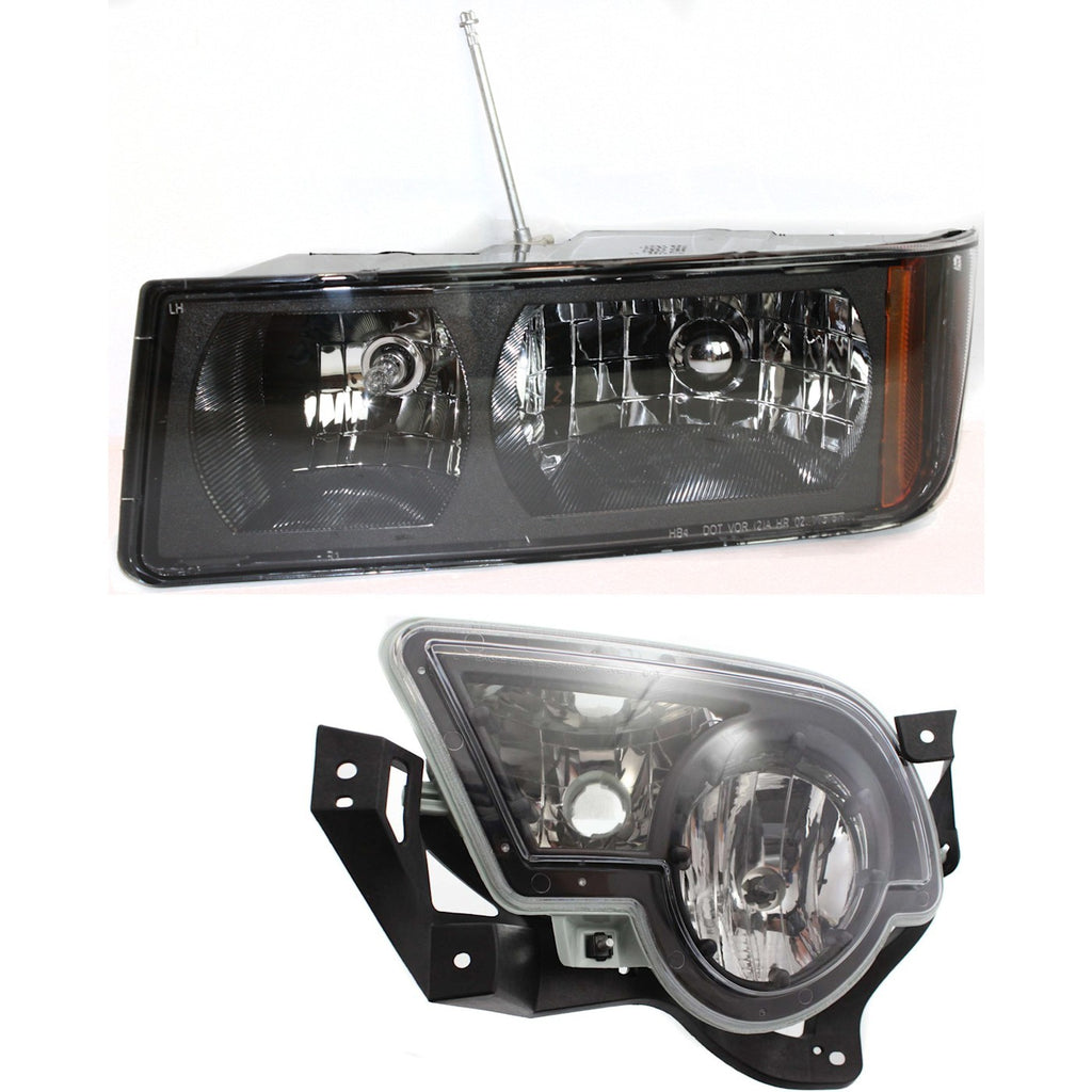2002-2006 Chevrolet Avalanche 1500 & Avalanche 2500 Headlight - Left (15136536)