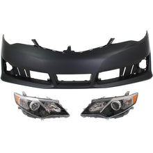 Load image into Gallery viewer, 2012-2014 Toyota Camry Bumper Cover - Front, Primed, 3-Piece (5211906975)