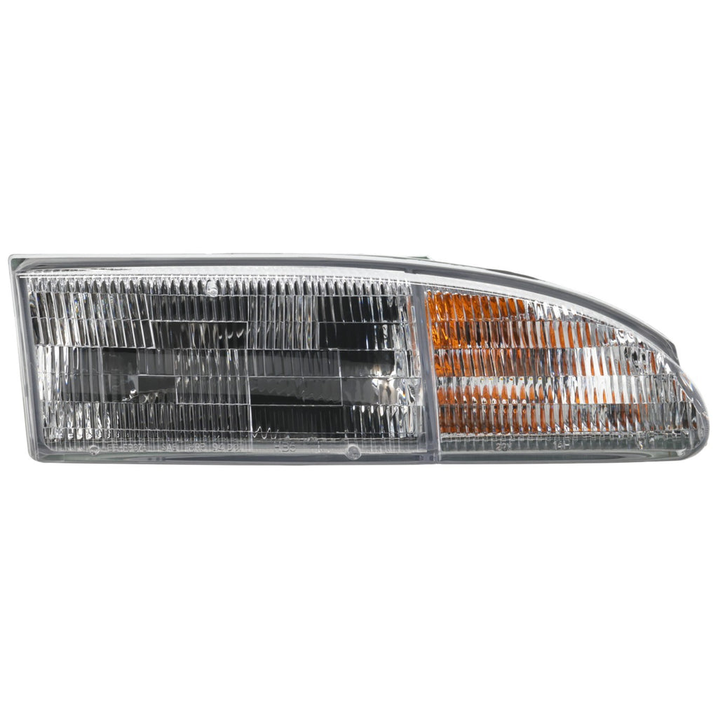 1994-1995 Ford Thunderbird Headlight - Halogen, Passenger Side, w/ Bulbs (F4SZ13008A)