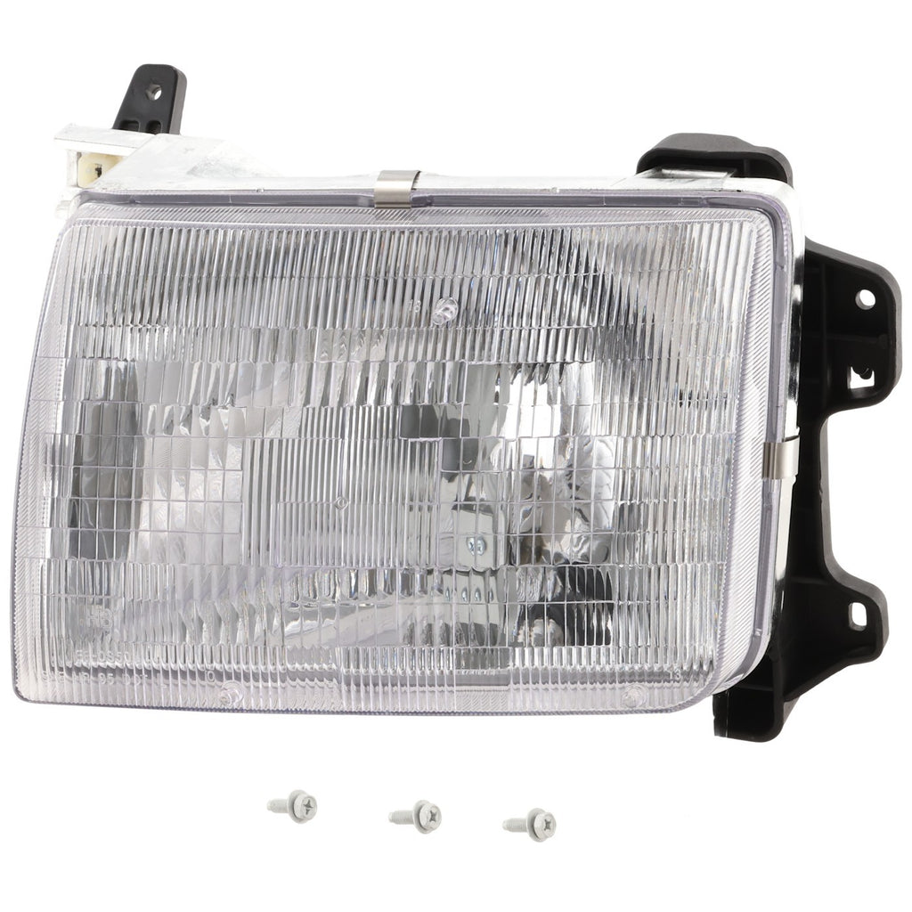 1998-2001 Nissan Frontier & Xterra Headlight - Halogen, Left, w/ Bulbs (260603S525)