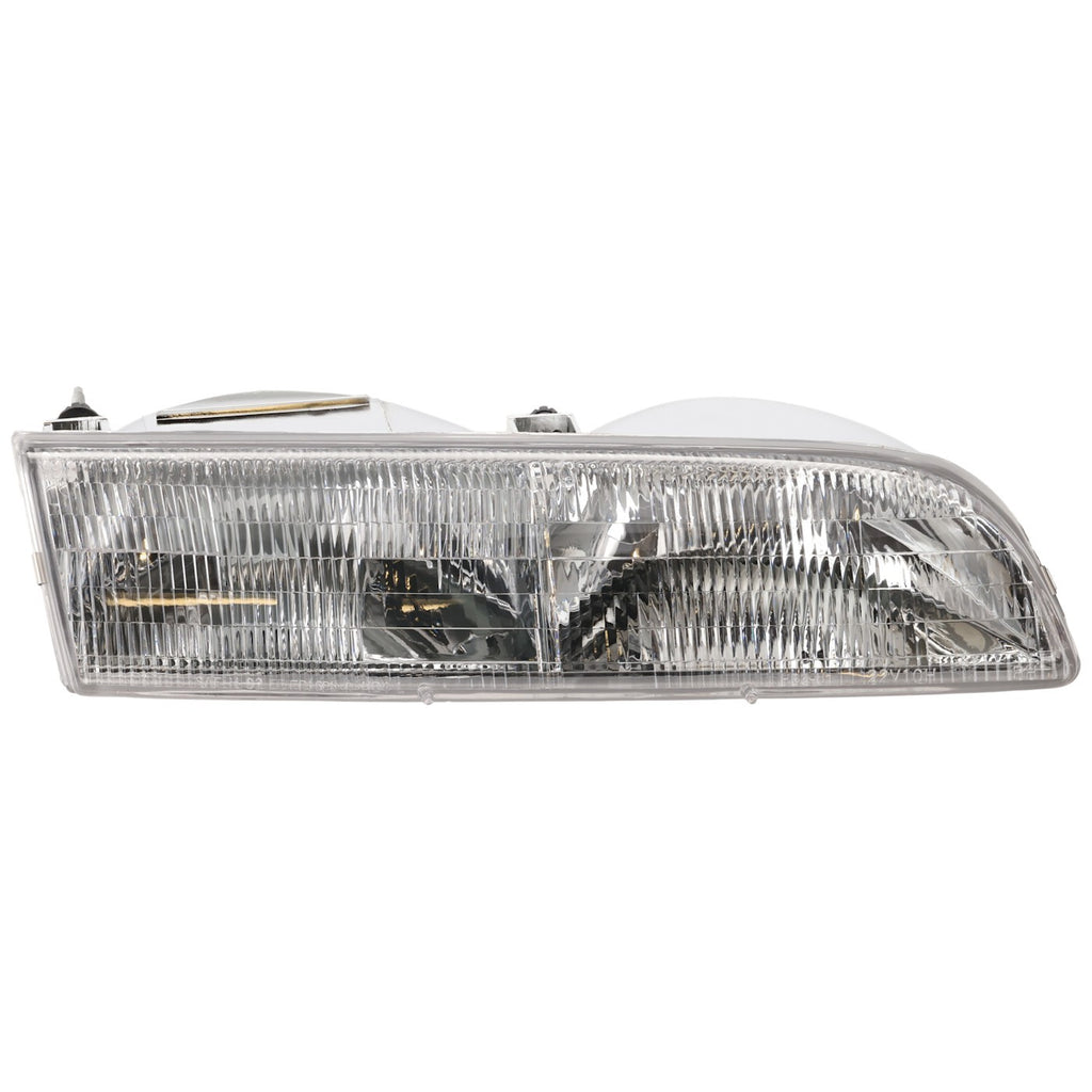1992-1997 Ford Crown Victoria Headlight - Halogen, Passenger Side, w/ Bulbs (F2AZ13008A)