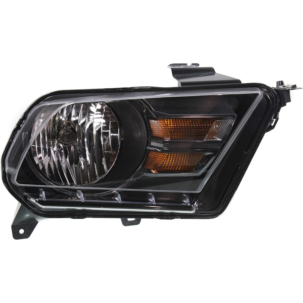 2010-2014 Ford Mustang Headlight - Halogen, Right, w/ Bulbs (AR3Z13008C)