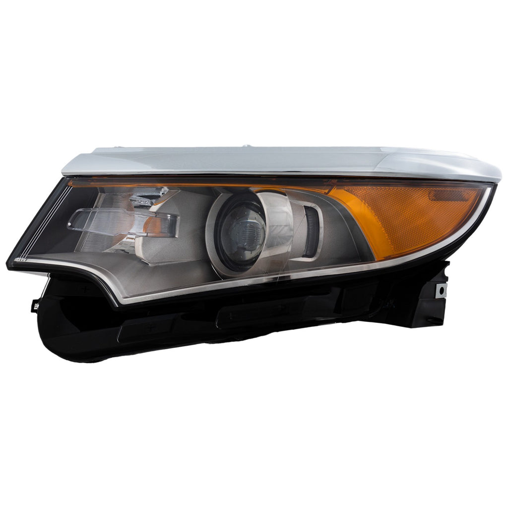 2011-2014 Ford Edge Headlight - Halogen, Driver Side, w/ Bulbs (BT4Z13008H)