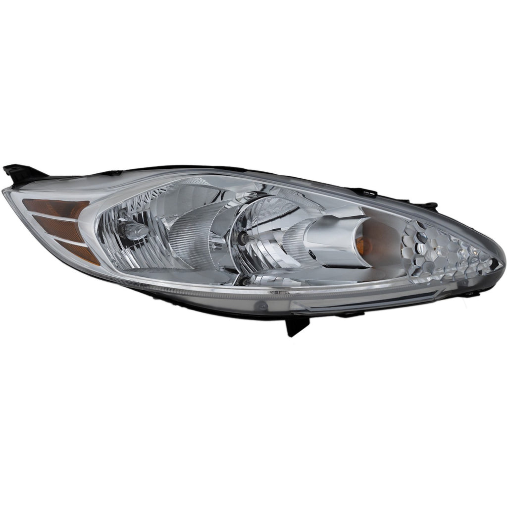 2011-2013 Ford Fiesta Headlight - Halogen, Passenger Side, w/ Bulbs (BE8Z13008A)