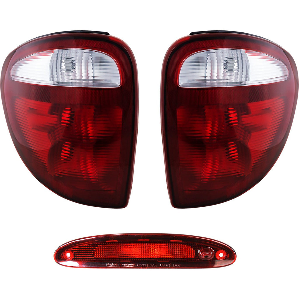 2001-2003 Chrysler Tail Lights - Halogen, Left & Right (68241332AA)