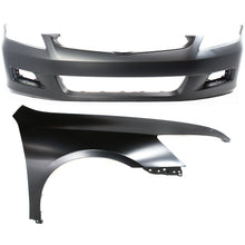 Load image into Gallery viewer, 2006-2007 Honda Accord Bumper Covers - Passenger Side, CAPA Certified (04620SDAA90ZZ)