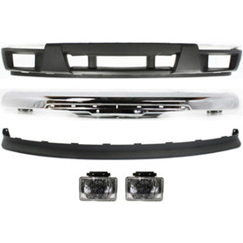 2005-2012 Chevrolet, GMC & Isuzu Bumper Face Bar - Front, Chrome (19210442)