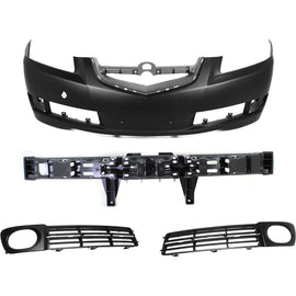 2007-2008 Acura TL Bumper Cover - Front, 4-Piece (04711SEPA80ZZ)