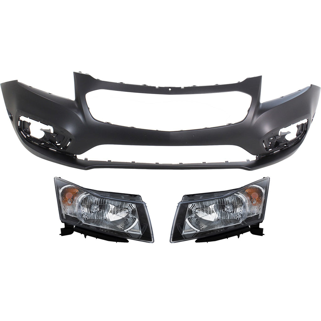 2015-2016 Chevrolet Cruze & Cruze Limited Bumper - Front (94525910)