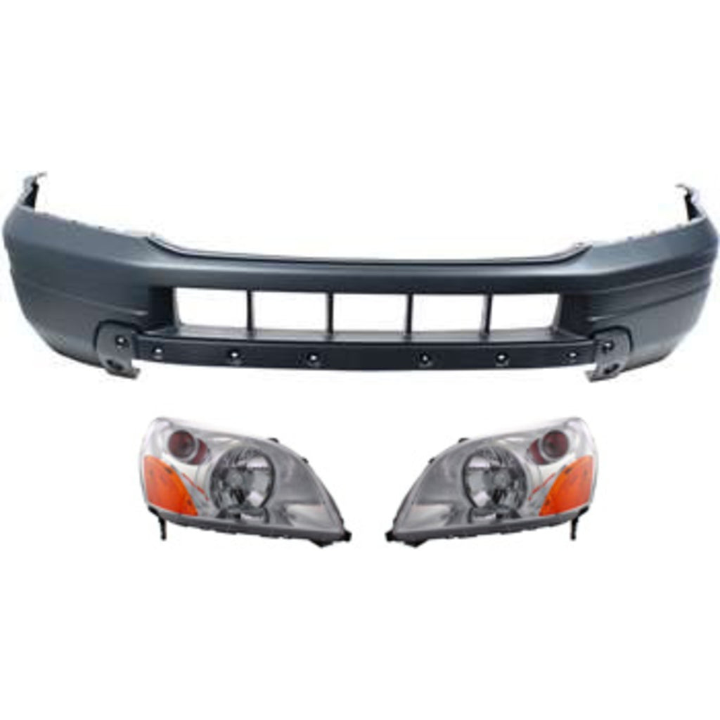 2003-2005 Honda Pilot Bumper Cover - Halogen, Front (04711S9VA90ZZ)