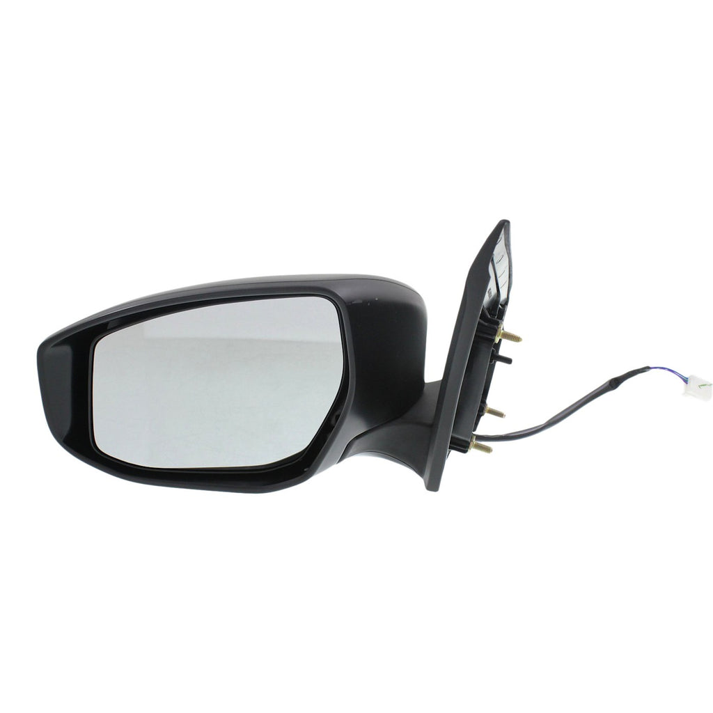Kool Vue 2013-2019 Nissan Sentra Power Mirror - Left, Textured Black, Manual Folding (963023SG0BPFM)