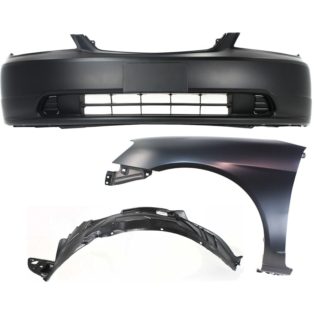 2001-2003 Honda Civic Bumper Cover (04711S5PA90ZZ)