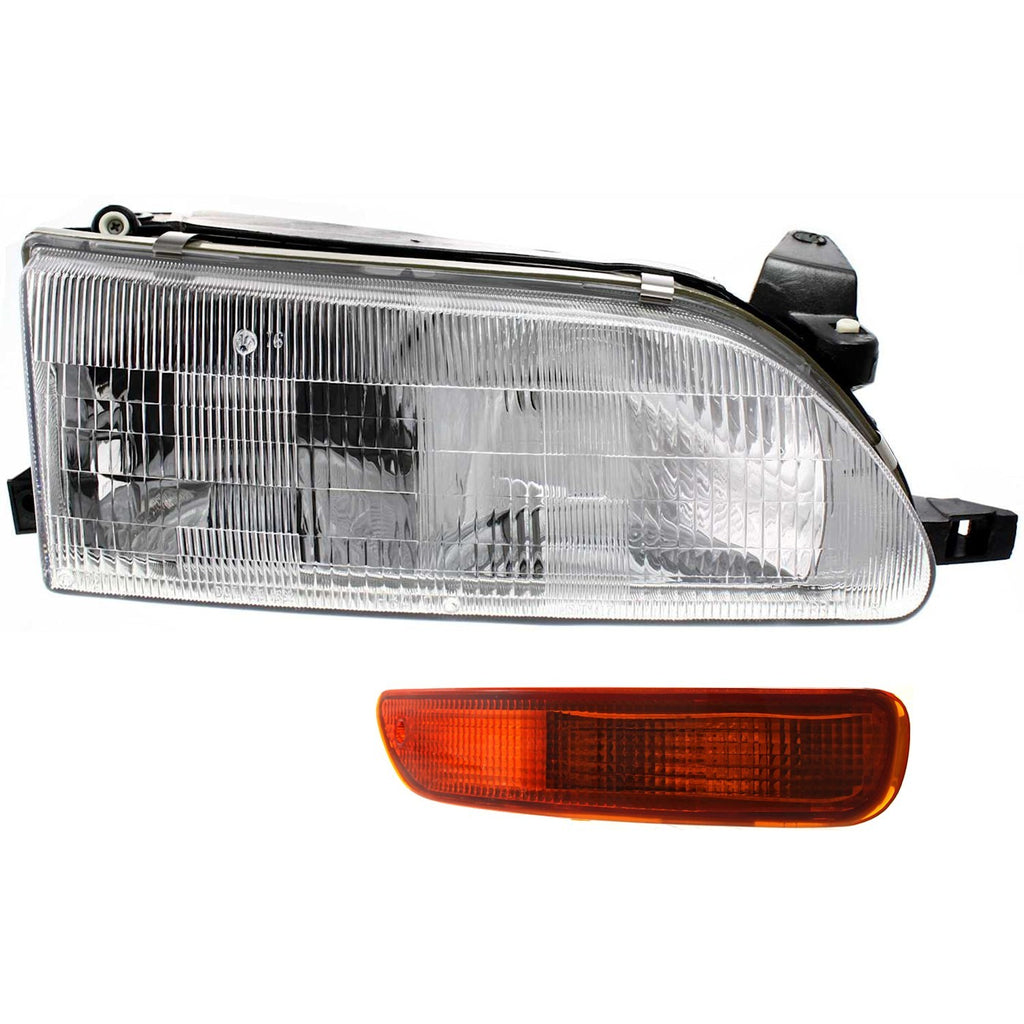 1993-1997 Toyota Corolla Headlight - Passenger Side (811101E221)