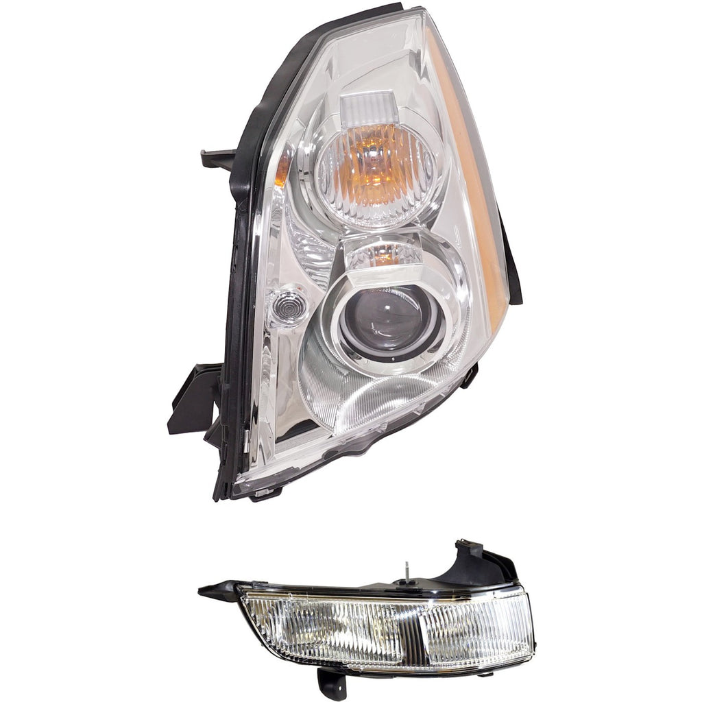2006-2011 Cadillac DTS Headlight - Left, Sedan (20861482)