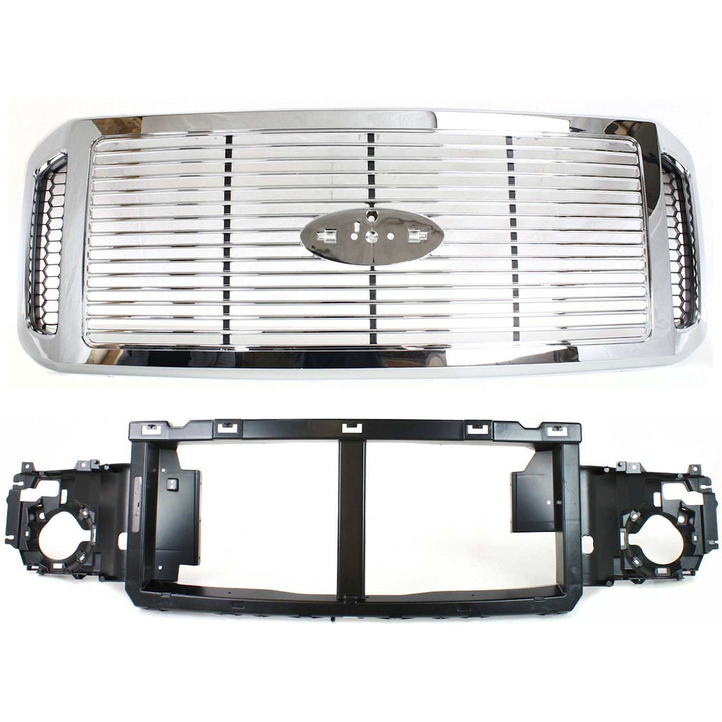 2006-2007 Ford F-250 Super Duty & F-350 Super Duty Grille (6C3Z8200AAA)