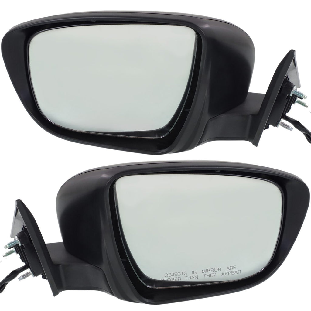 Kool Vue 2014-2017 Nissan Rogue Power Mirror - Left & Right, Paintable