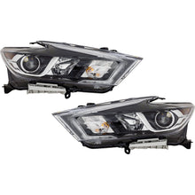Load image into Gallery viewer, 2016-2018 Nissan Maxima Headlights - Halogen, Left &amp; Right, CAPA Certified (260104RF9B)
