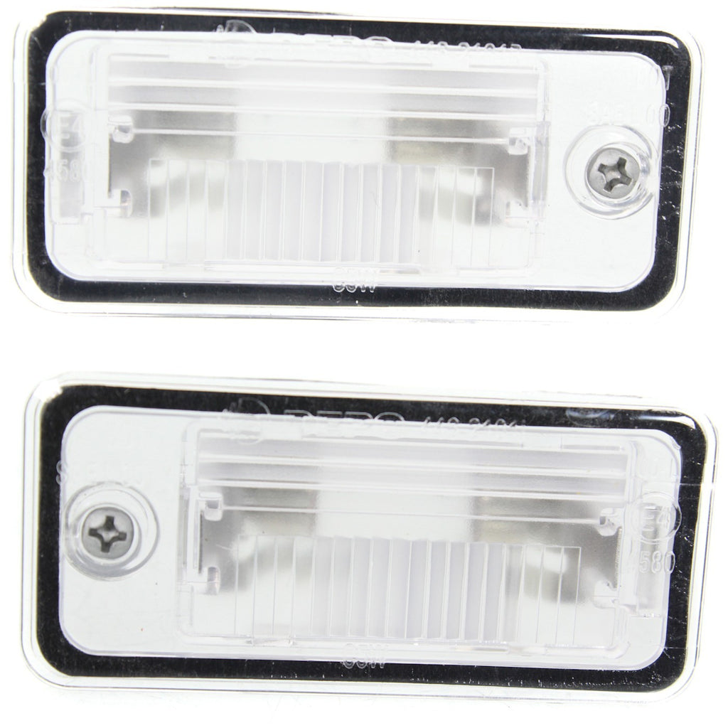 2005-2018 Audi License Plate Lights - Rear, Driver & Passenger Side (8E0943021B)