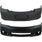 68081991AB, 68081863AC New Bumper Covers Fascias Set of 2 Front & Rear Pair