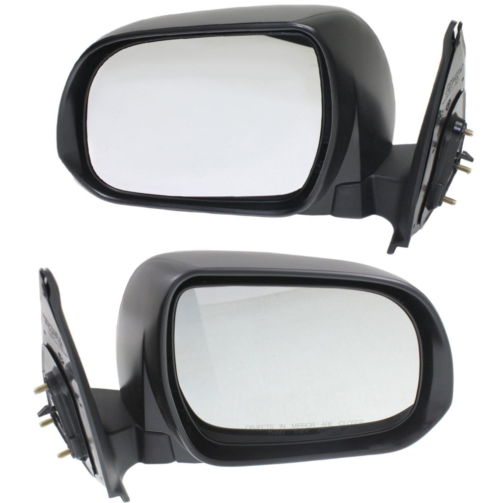 Kool Vue 2012-2015 Toyota Tacoma Manual Mirror - Textured Black (8791004212)