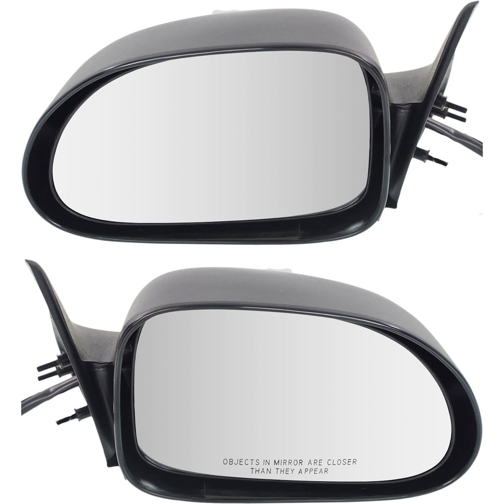 Kool Vue 1997-2000 Dodge Dakota & Durango Power Mirrors - Left & Right, Textured Black (55154842AB)