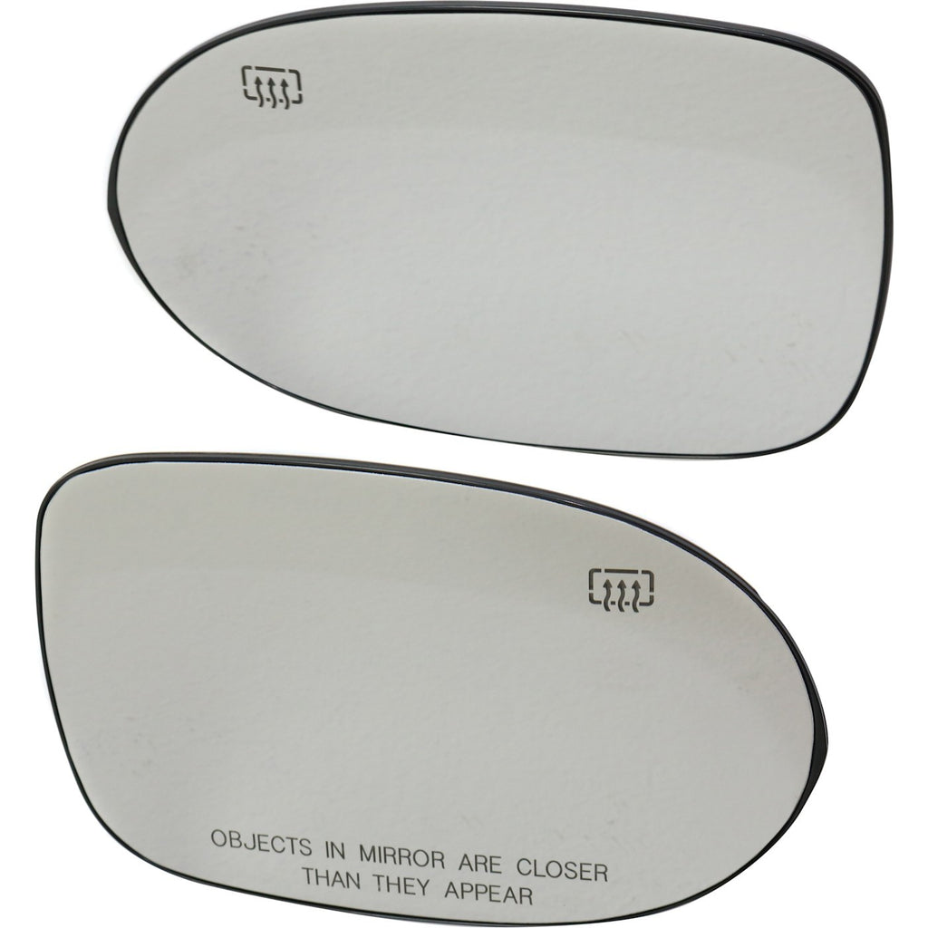 Kool Vue 2007-2017 Dodge Caliber, Jeep Compass & Jeep Patriot Mirror Glasses - Left & Right, Heated (68000024AA)