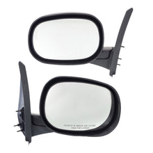 Load image into Gallery viewer, Kool Vue 1998-2003 Dodge Manual Mirrors - Black, Manual Folding (55346946AF)