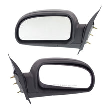 Load image into Gallery viewer, Kool Vue 2002-2009 Buick, Chevrolet, GMC, Isuzu &amp; Oldsmobile Mirror - Black, Manual Folding (15789780)