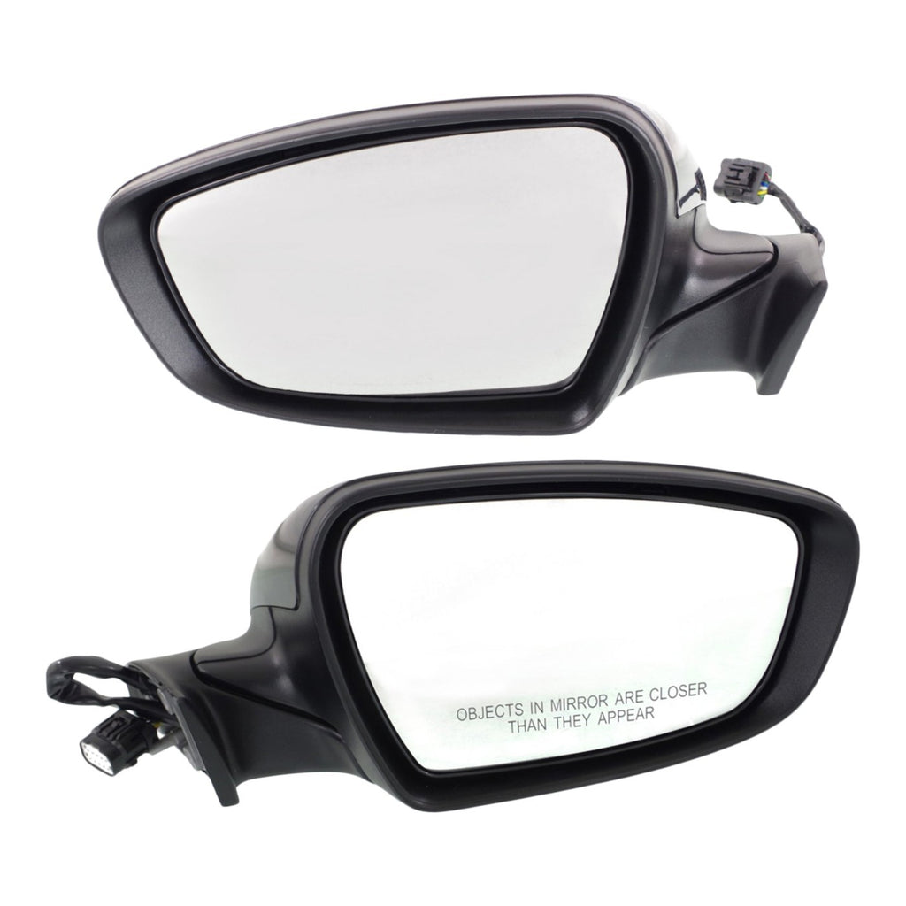 Kool Vue 2014-2016 Kia Forte & Forte5 Power Mirror - Paintable, Heated (87610A7270)