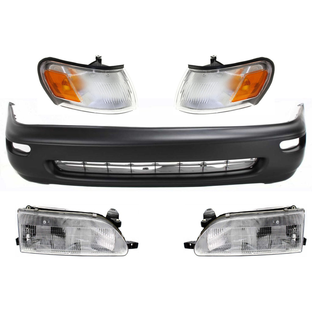 1993-1997 Toyota Corolla Bumper Cover - Front, Primed (5211902902)