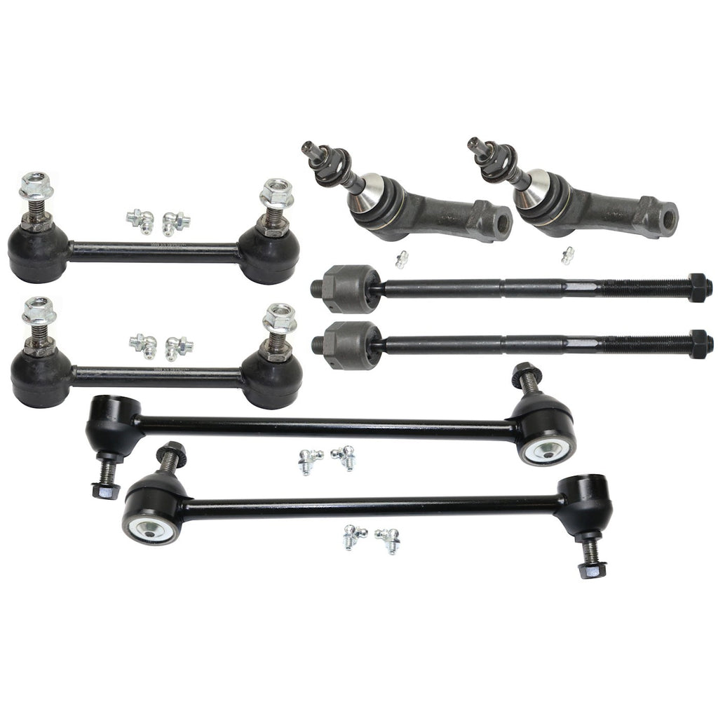 2005-2009 Ford Tie Rod Ends - Front, Left & Right, 8-Piece (2651795)
