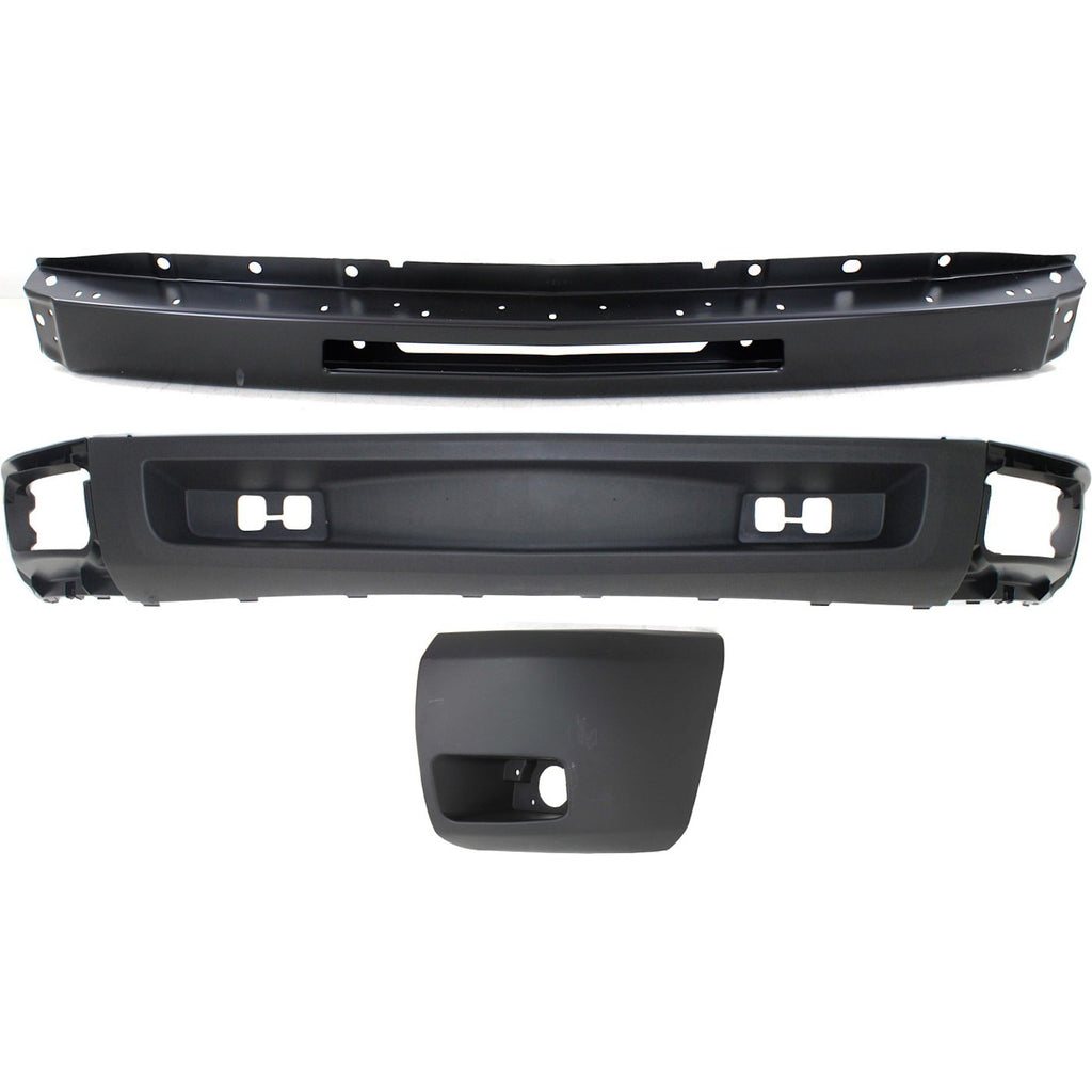 2009-2013 Chevrolet Silverado 1500 Bumper - Front, Driver Side (15941837)