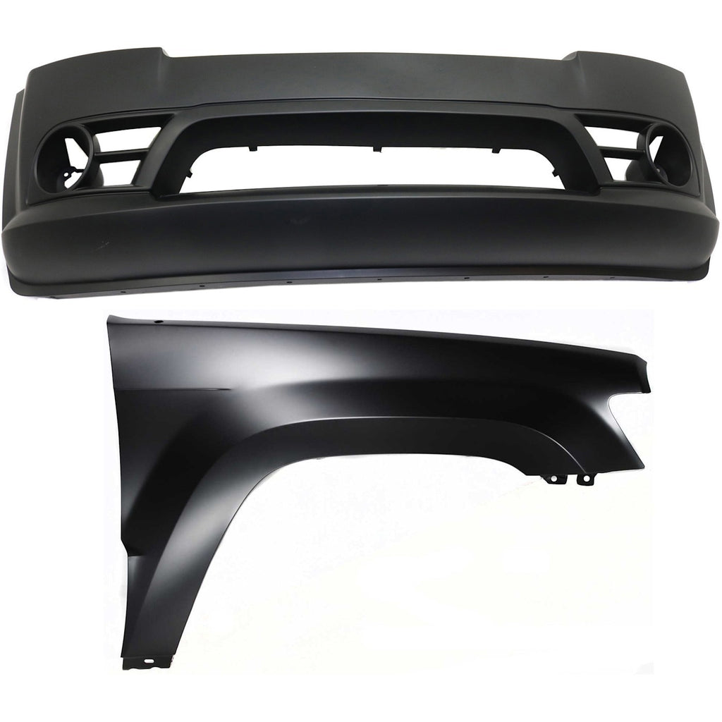 2006-2008 Jeep Grand Cherokee Bumper Cover - Front (68035608AC)