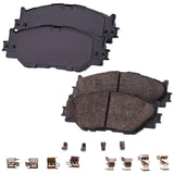 Front Ceramic Brake Pad Set For 2006-2015 Lexus IS250 Sedan F Sport Package
