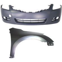 Load image into Gallery viewer, 2010-2012 Nissan Altima Bumper Covers - Front, CAPA Certified (62022ZX00H)