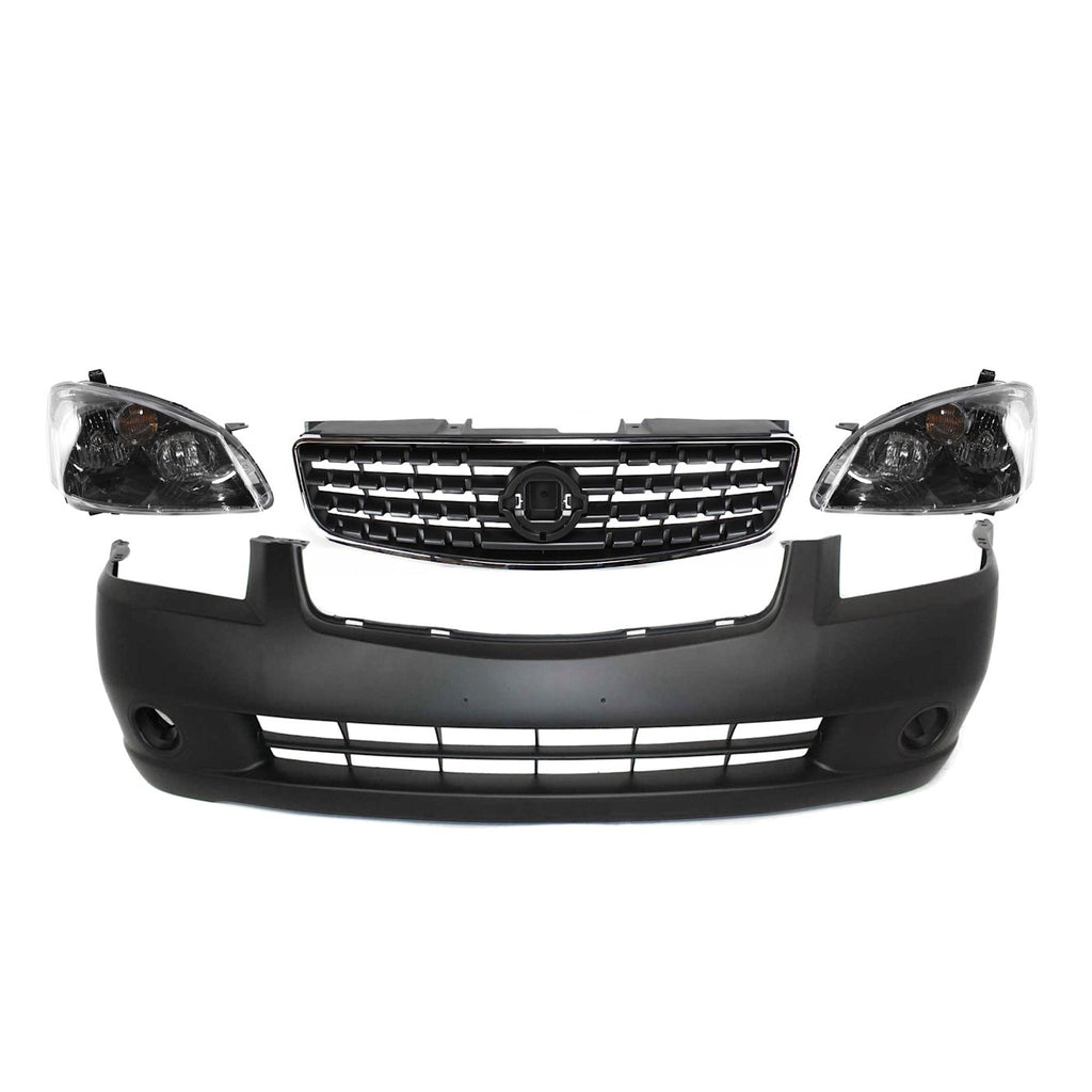 2005-2006 Nissan Altima Bumper Cover - Front, 4-Piece, Sedan (62022ZB000)