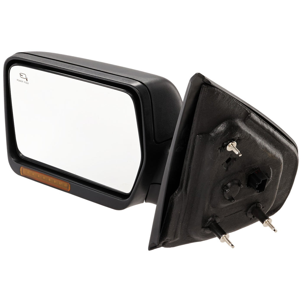 Kool Vue 2005-2006 Ford F-150 Power Mirror - Left, Textured Black, Heated (6L3Z17683DA)