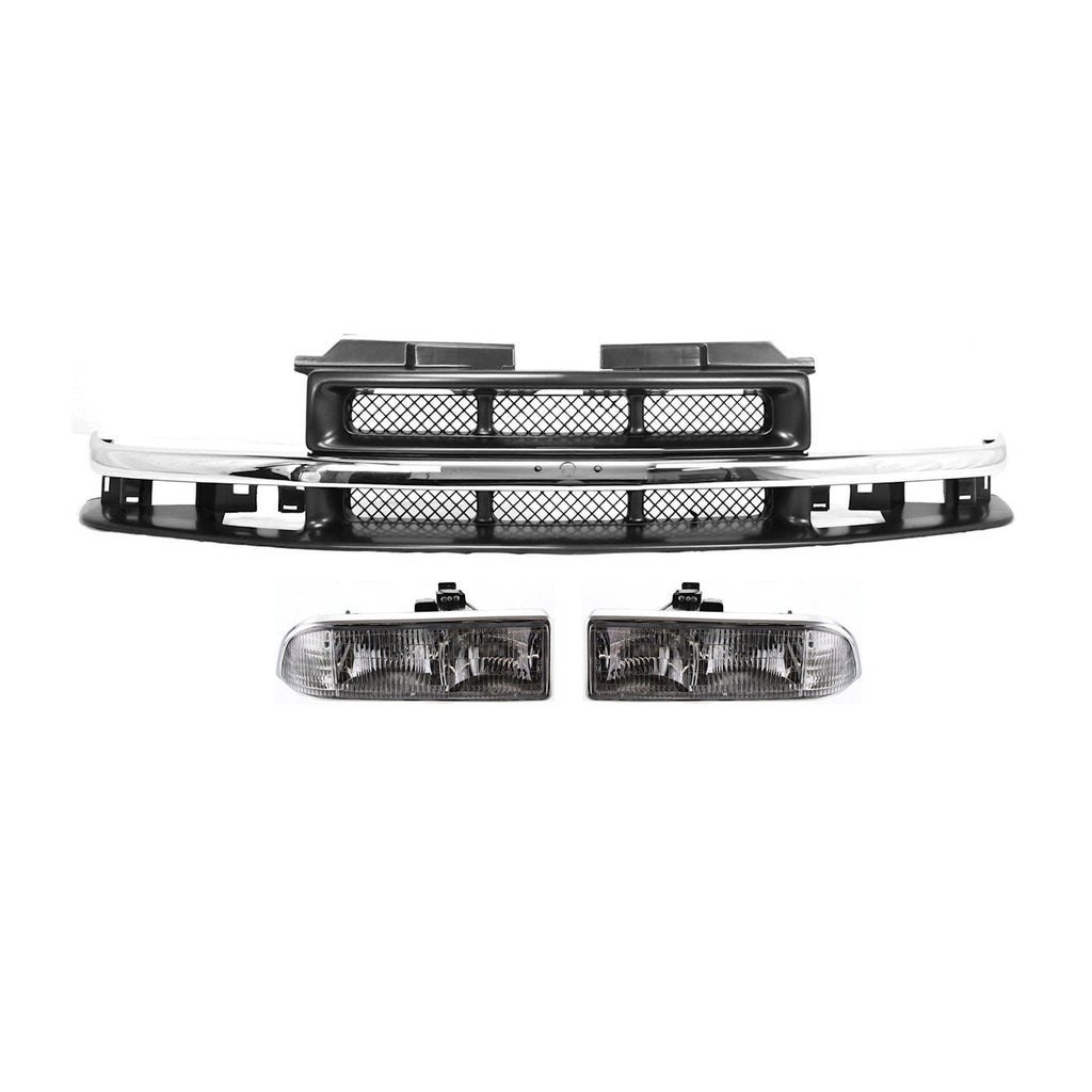 1998-2005 Chevrolet Blazer & S10 Grille - 3-Piece, Assembly (15048519)