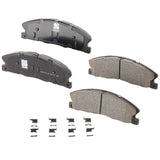 Front Ceramic Brake Pad Set For 2013-2019 Ford Explorer Police Interceptor Pkg