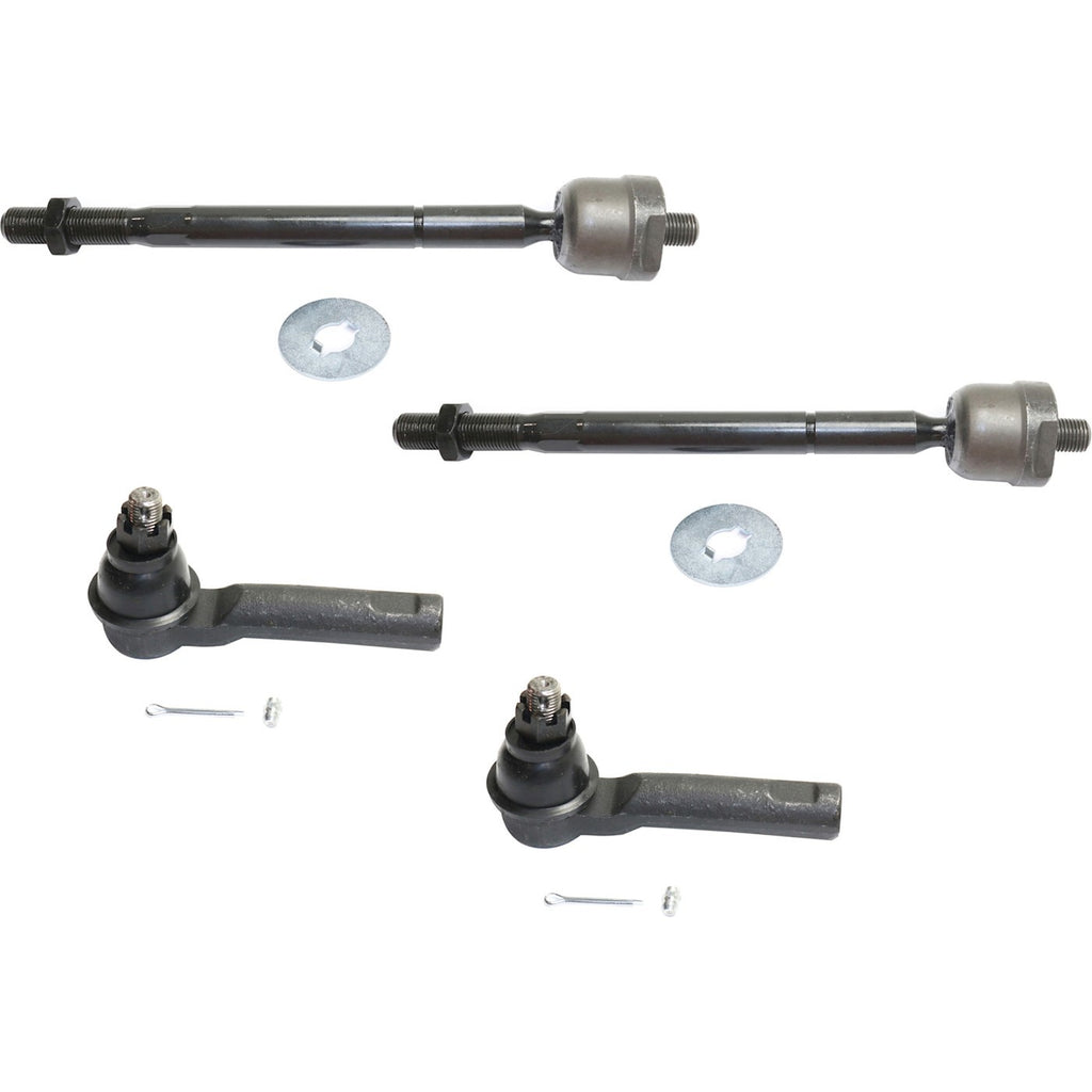 2005-2023 Toyota Tacoma Tie Rod Ends - Front, Left & Right, Inner & Outer (1015517)