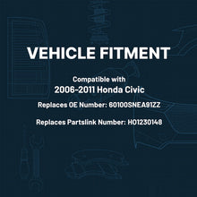 Load image into Gallery viewer, 2006-2011 Honda Civic Hood (60100SNEA91ZZ)