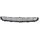Bumper Grille For 2010-2012 Lexus ES350 Textured Black Plastic Front Center