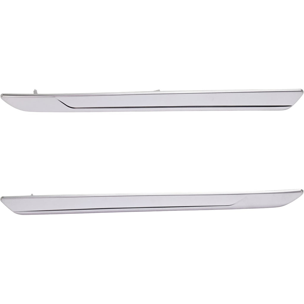 2018-2019 Ford Explorer Bumper Trims - Rear, Left & Right, Chrome (JB5Z17C830CC)