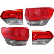 Load image into Gallery viewer, 2014-2022 Jeep Grand Cherokee &amp; Grand Cherokee WK Tail Lights - Halogen, Inner, CAPA Certified (68236106AB)