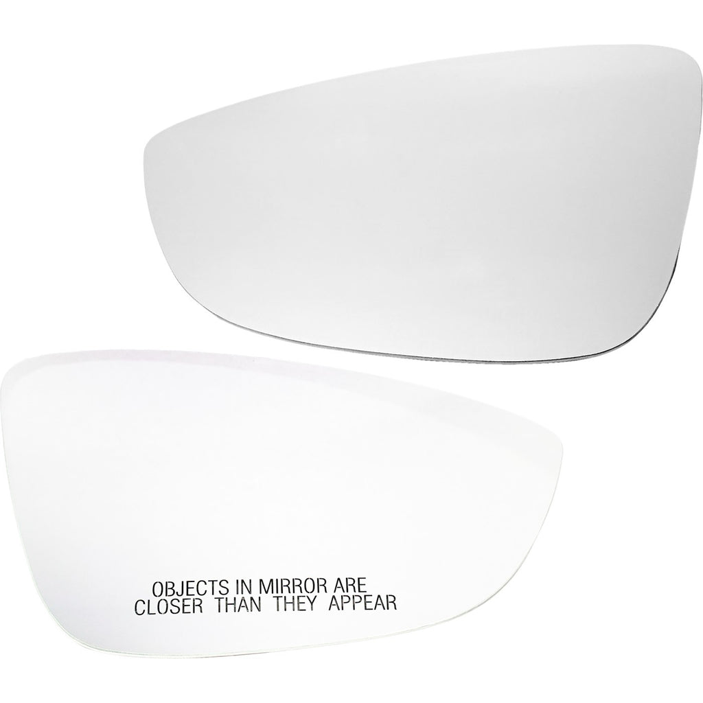 Kool Vue 2012 Volkswagen Passat Mirror Glasses - Driver & Passenger Side, Heated (3C8857522C)
