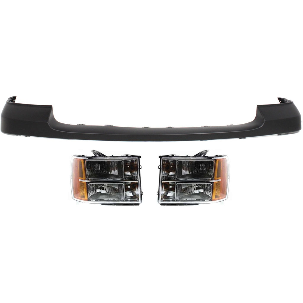 2007-2013 GMC Sierra 1500 Headlights - Driver & Passenger Side (20980241)