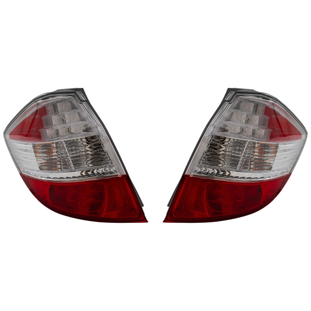 2009-2014 Honda Fit Tail Lights - Driver & Passenger Side (33550TK6A01)