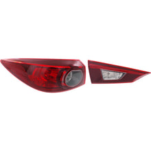 Load image into Gallery viewer, 2014-2018 Mazda 3 Tail Light - Halogen, Left, Inner &amp; Outer (B45A513G0)