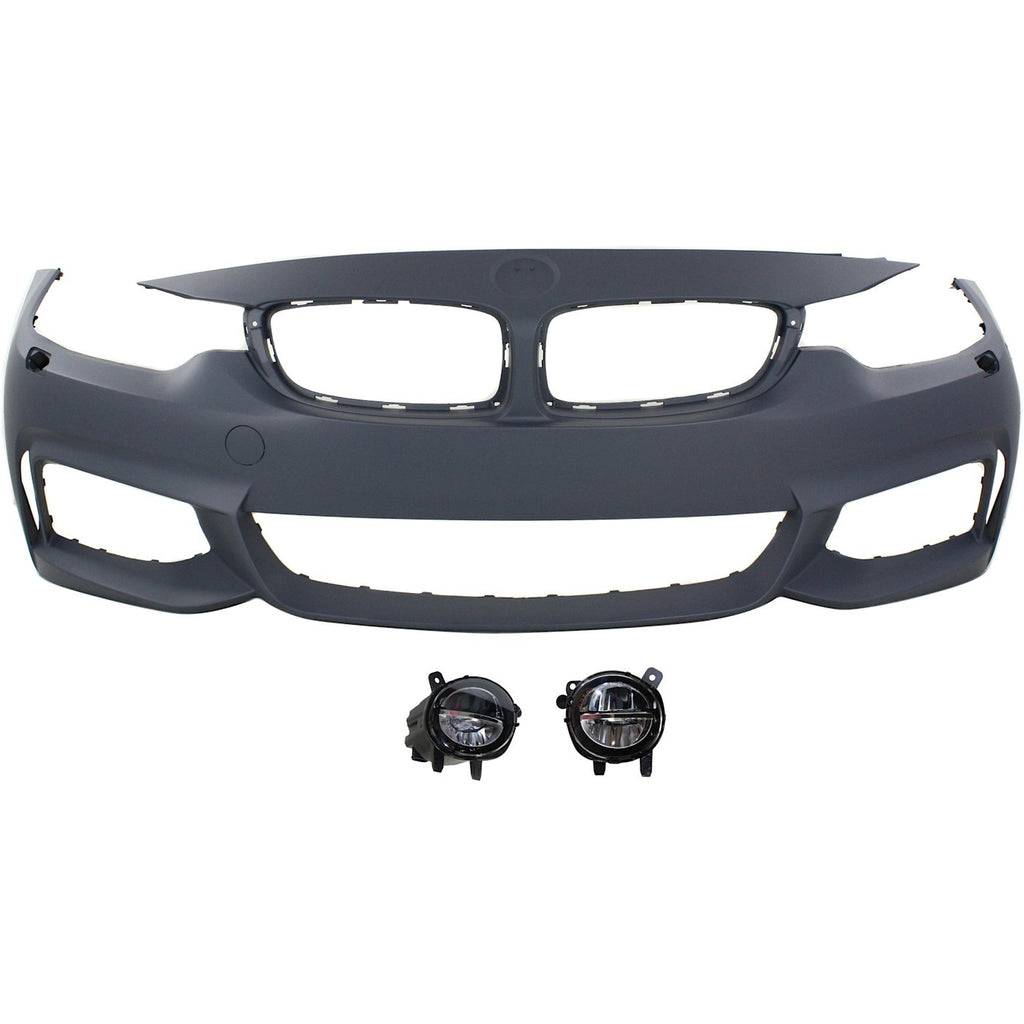 2014-2020 BMW 4 Series Bumper Cover - Front, CAPA Certified (51118060886)